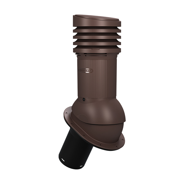 NORMAL EVO ventilācijas izvads NEIZOLĒTS 125d - Brūns